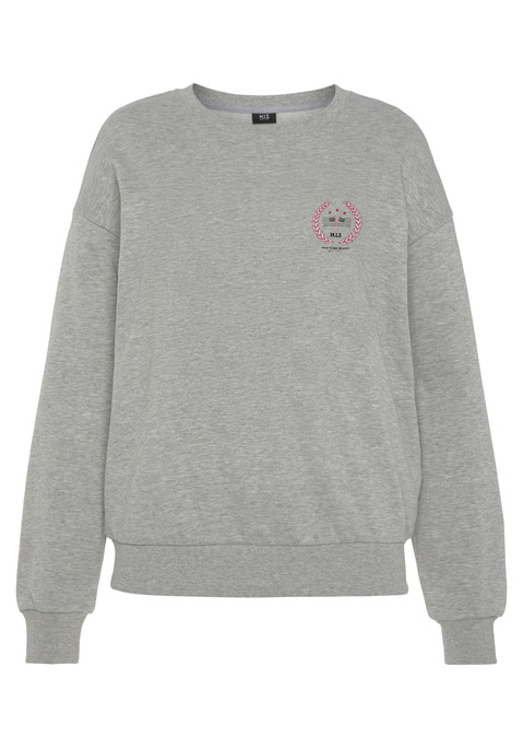 H.I.S Sweatshirt Damen hellgrau Gr.40/42