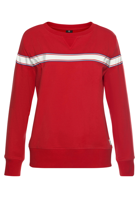 H.I.S Sweatshirt Damen rot Gr.32/34