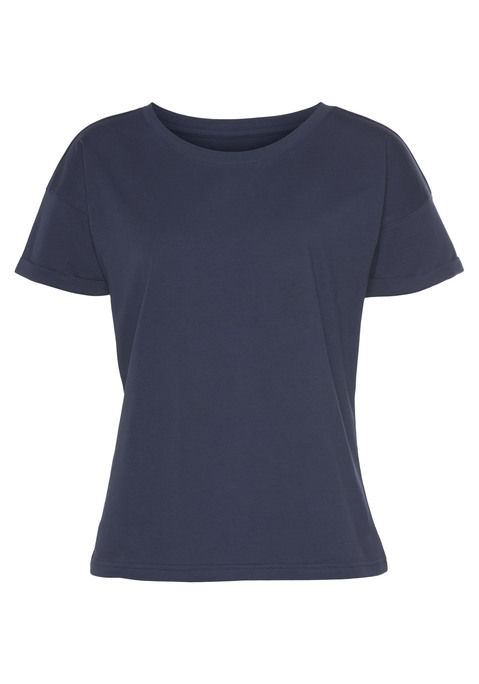 H.I.S T-Shirt Damen navy Gr.40/42