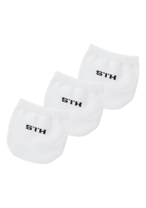 Bild: Zehlinge von H.I.S: 3er-Pack Zehlinge von H.I.S mit Markenlogo. Schützen vor Reibung in den Schuhen. Atmungsaktiv, mit einer flachen Zehennaht für Komfort. Für alle Schuhe geeignet, besonders für an der Ferse offene.