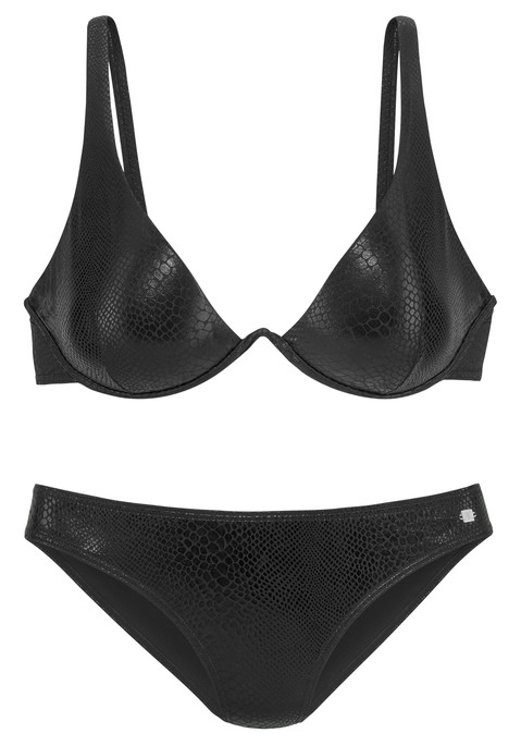JETTE Bügel-Bikini Damen schwarz Gr.34 Cup B