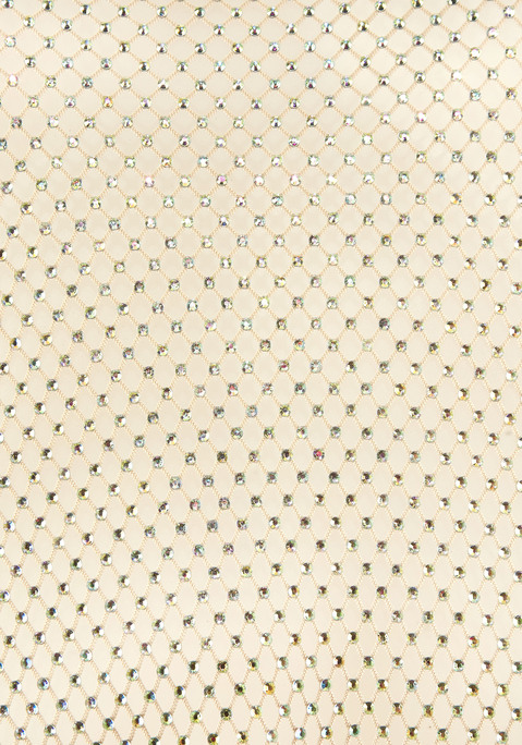 Bild: Negligé von JETTE: Extravagantes Netzkleid von JETTE. Aus hochwertigem Netzmaterial mit bunt glitzerndem Straß. Eignet sich auch ideal als Kleid oder Top. Ohne störende Bügel oder Schale. Kreiert von der Designerin Jette Joop. Aus 90% Polyamid, 10% Elasthan.