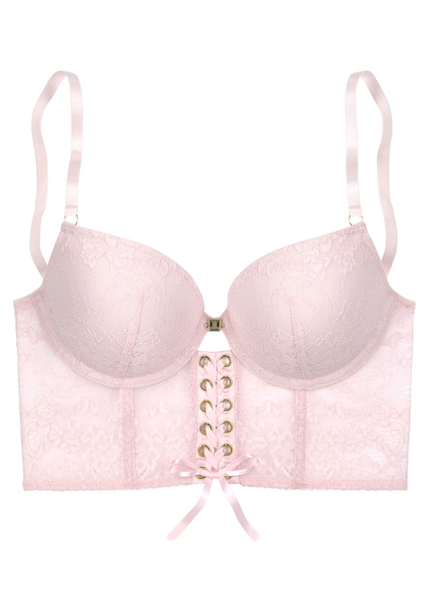 JETTE Push-up-BH Damen rose Gr.75D