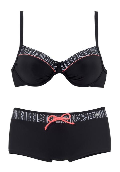 KANGAROOS Bügel-Bikini Damen schwarz Gr.36 Cup G