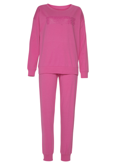 KANGAROOS Damen Pyjama pink Gr.32/34