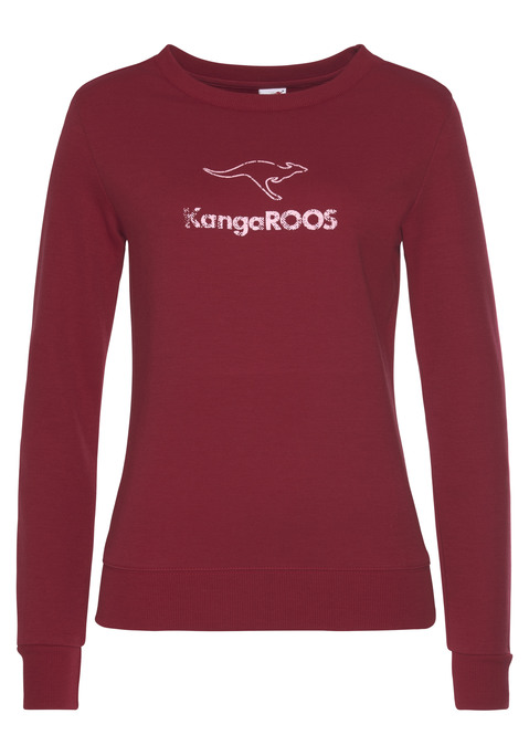 KANGAROOS Sweatshirt Damen rot Gr.48/50