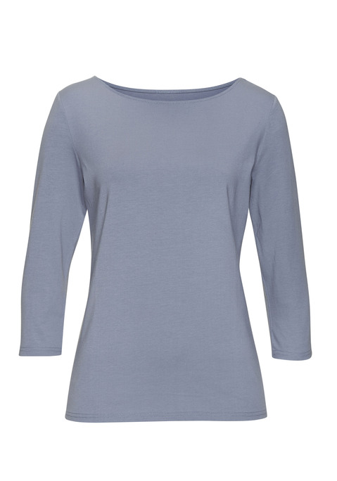 Bild: 3/4-Arm-Shirt von LASCANA: 3/4-Arm-Shirt im 2er-Pack von Lascana. U-Boot-Ausschnitt. Schlichtes Design, vielseitig kombinierbar. Weiche Jerseyqualität.