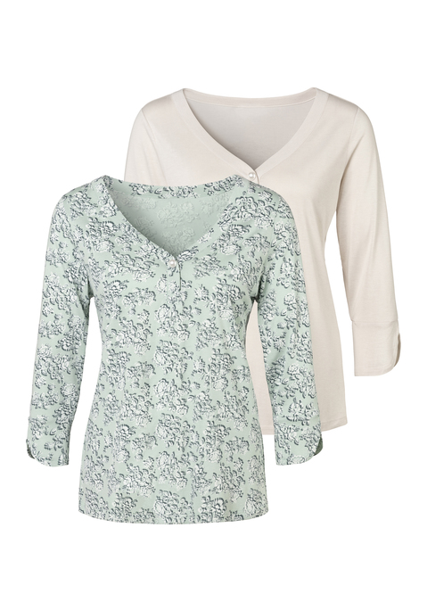 3/4-Arm-Shirt von LASCANA in mint