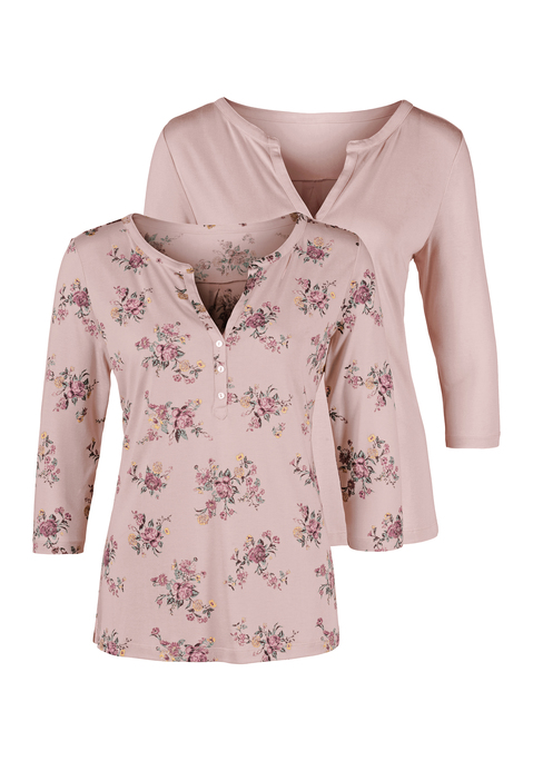 3/4-Arm-Shirt von LASCANA in rosé