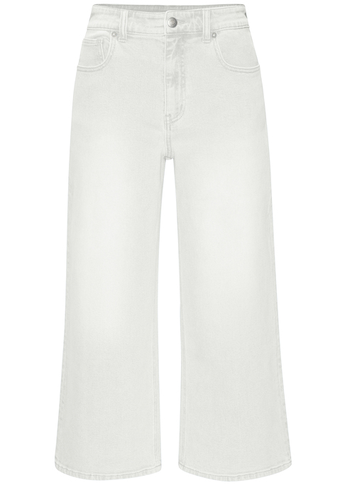 Bild: 7/8-Jeans von LASCANA: Lässig weite Jeans-Culotte von Lascana mit leichter Waschung. Klassischer 5-Pocket Stil. Hoher Bund. Leicht elastischer Denim mit Baumwolle.