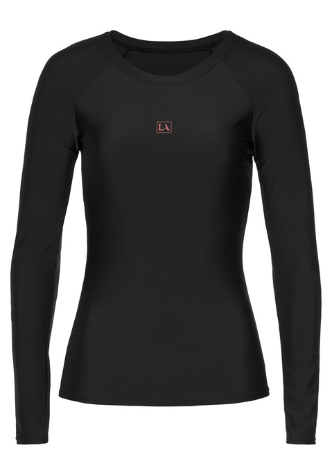LASCANA ACTIVE Bade-Shirt Damen schwarz Gr.34