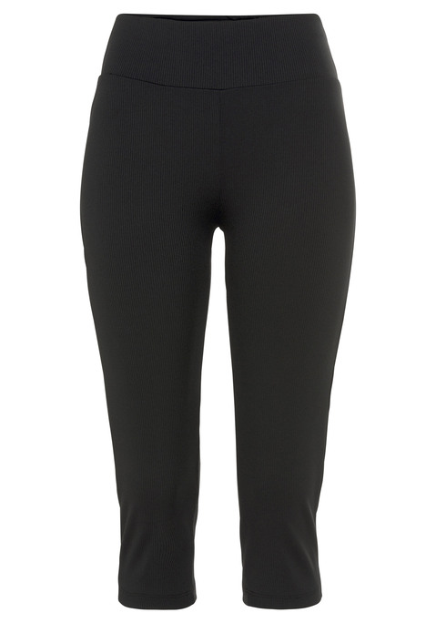 LASCANA ACTIVE Caprileggings Damen schwarz Gr.XS (32/34)