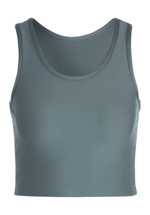 LASCANA ACTIVE Crop-Top Damen dunkelgrün Gr.XS (32/34)