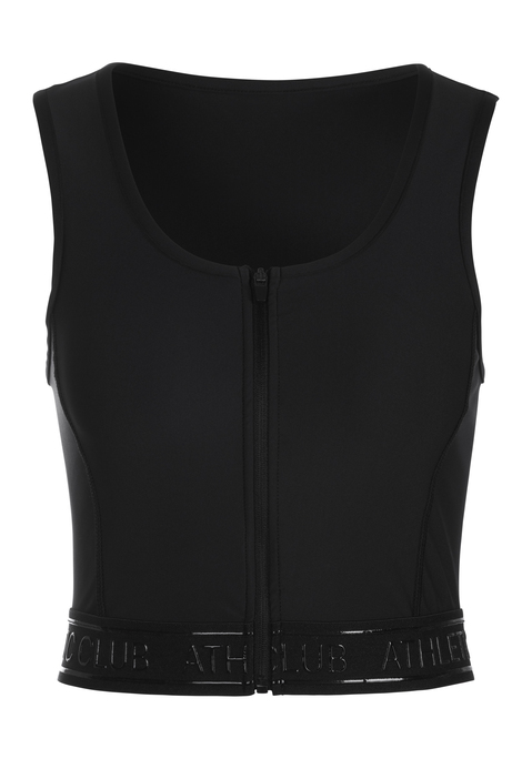 LASCANA ACTIVE Crop-Top Damen schwarz Gr.XS (32/34)