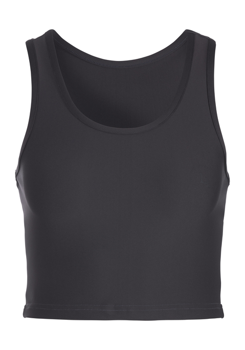 LASCANA ACTIVE Crop-Top Damen schwarz Gr.XS (32/34)