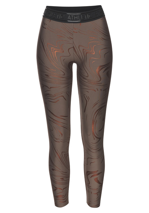 LASCANA ACTIVE Funktionsleggings Damen braun, kupfer Gr.XS (32/34)