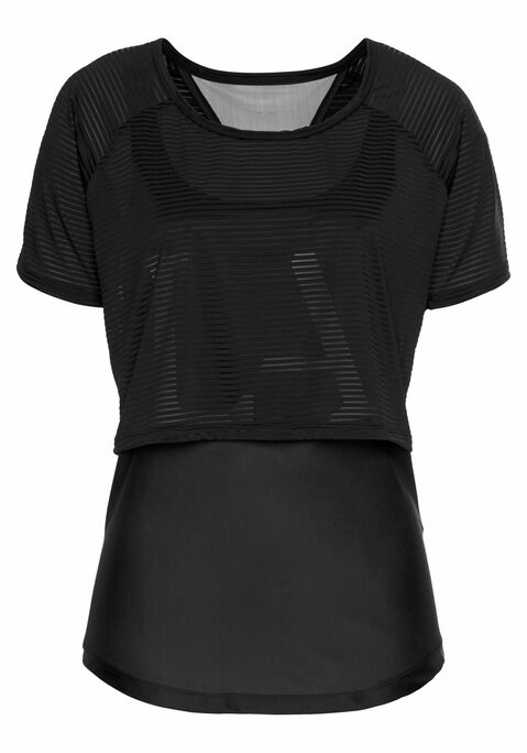 LASCANA ACTIVE Funktionsshirt Damen schwarz Gr.XS (32/34)