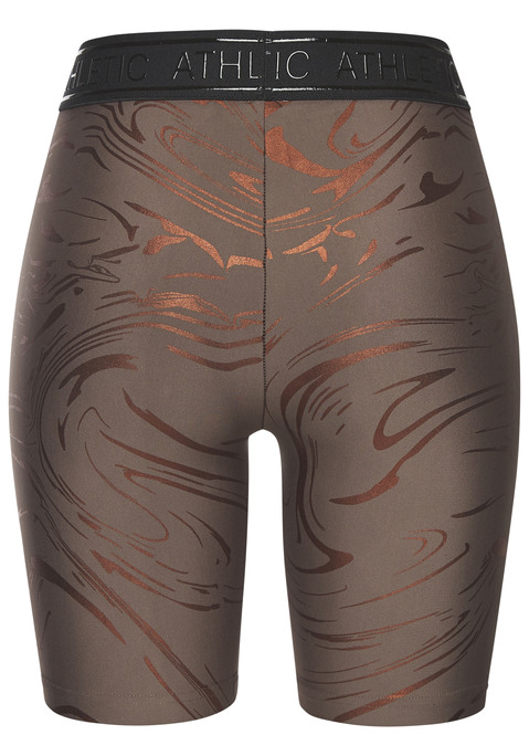 Bild: Funktionsshorts von LASCANA ACTIVE: Sportshorts von Lascana Active für Damen. In Bermudas-Länge. Mit abstraktem Alloverprint. Elastischer Bund mit geprägtem Print. Trageangenehme, elastische und atmungsaktive Qualität.