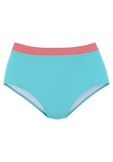 LASCANA ACTIVE Highwaist-Bikini-Hose Damen türkis Gr.32