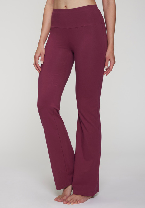 Bild: Jazzpants von LASCANA ACTIVE: Bequeme unifarbene Jazzpants von Lascana Active mit breitem Komfortbund und ausgestelltem Bein. Ideal zu Tops und T-Shirts im bauchfreien Schnitt. Weiche Baumwollmischung.