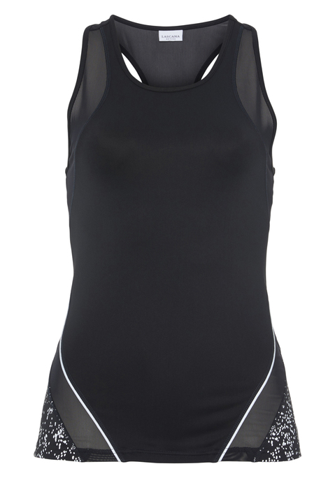 LASCANA ACTIVE Lauftop Damen schwarz Gr.XS (32/34)