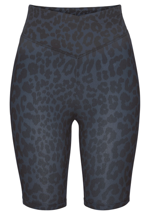 Bild: Radlerhose von LASCANA ACTIVE: Cycling-Shorts, allover bedruckt, mit V-förmig geschnittenem, elastischem Bund. Aus 79% Polyester, 21% Elasthan.