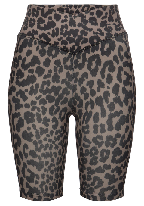 Bild: Radlerhose von LASCANA ACTIVE: Cycling-Shorts, allover bedruckt, mit V-förmig geschnittenem, elastischem Bund. Aus 79% Polyester, 21% Elasthan.