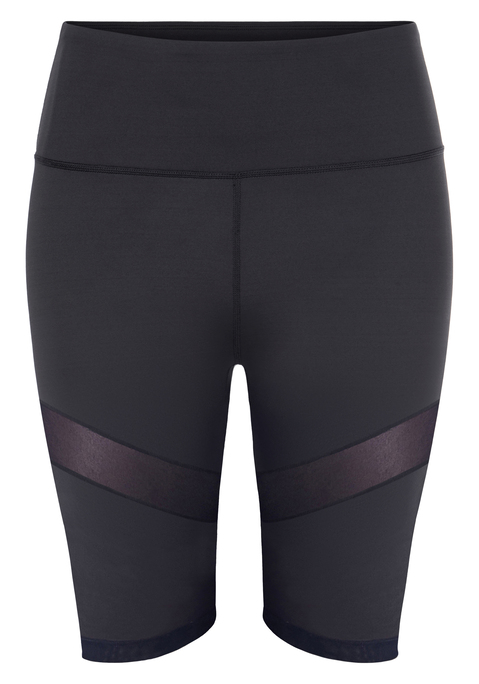 Bild: Radlerhose von LASCANA ACTIVE: Lascana Active Cycle-Shorts, elastischer Bund, breite transparente Mesh-Einsätze, aus atmungsaktivem elastischen Funktionsmaterial, auch optimal für kühlere Temperaturen geeignet.