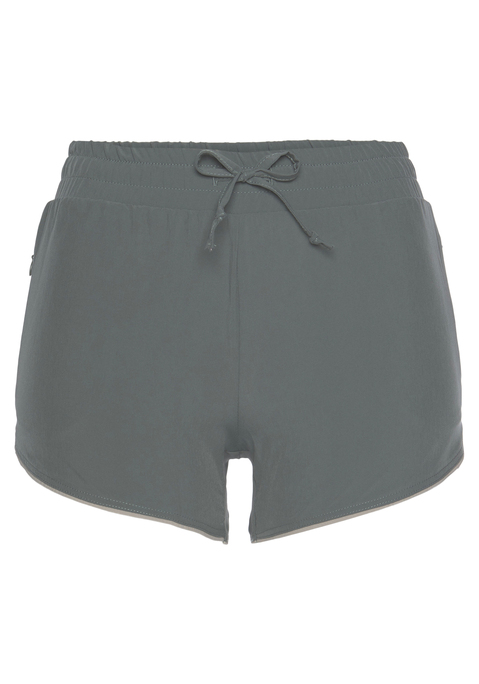 LASCANA ACTIVE Shorts Damen dunkelgrün Gr.44/46