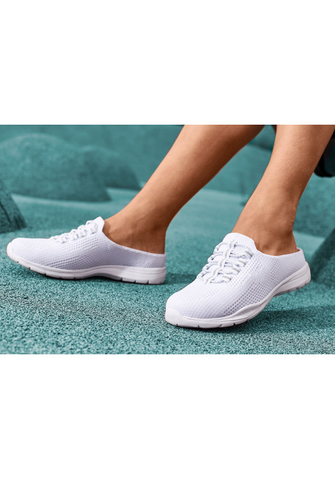 Bild: Sneaker von LASCANA ACTIVE: Bequemer Sabot VEGAN von LASCANA ACTIVE. Zum Reinschlüpfen. Super für die Freizeit. Obermaterial, Futter und Decksohle aus Textil. Laufsohle aus Synthetik.