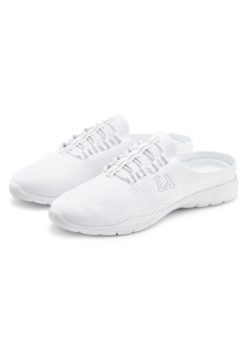 Bild: Sneaker von LASCANA ACTIVE: Bequemer Sabot VEGAN von LASCANA ACTIVE. Zum Reinschlüpfen. Super für die Freizeit. Obermaterial, Futter und Decksohle aus Textil. Laufsohle aus Synthetik.