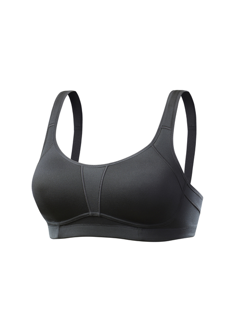 Bild: Sport-BH von LASCANA ACTIVE: Mit nahtlos vorgeformten Cups und sportlichen Einsätzen im Print. Aus COOLMAX®-Material für einen optimalen Feuchtigkeitstransport und ein angenehmes Tragegefühl. Breitere, leicht gefütterte Träger für einen guten Halt. Für starke Belastung geeignet. Träger und Rückenverschluss verstellbar. Der BH ist aus 90% Polyester (Coolmax), 10% Elasthan (LYCRA®). BHs sind nicht trocknergeeignet, da die Versteller und Ringe durch die Hitze beschädigt werden und brechen.