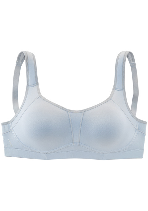 Bild: Sport-BH von LASCANA ACTIVE: Mit nahtlos vorgeformten Cups und sportlichen Einsätzen im Print. Aus COOLMAX®-Material für einen optimalen Feuchtigkeitstransport und ein angenehmes Tragegefühl. Breitere, leicht gefütterte Träger für einen guten Halt. Für starke Belastung geeignet. Träger und Rückenverschluss verstellbar. Der BH ist aus 90% Polyester (Coolmax), 10% Elasthan (LYCRA®). BHs sind nicht trocknergeeignet, da die Versteller und Ringe durch die Hitze beschädigt werden und brechen.