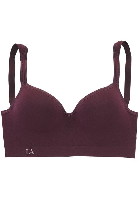 Bild: Sport-Push-up-BH von LASCANA ACTIVE: Funktions-Sportswear, ideal für Sport und Freizeit. Superelastisch und atmungsaktiv. Mit Bügel und nahtlos vorgeformten Cups. Integrierte Pushup- Kissen formen ein schönes Dekolleté. Für leichte Belastung geeignet. Träger und Rückenverschluss verstellbar. Der BH ist aus 85% Polyester, 15% Elasthan. BHs sind nicht trocknergeeignet, da die Versteller und Ringe durch die Hitze beschädigt werden und brechen.
