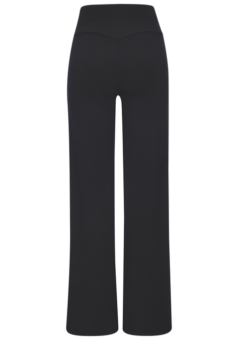 Bild: Sporthose von LASCANA ACTIVE: Sporthose von Lascana Active mit Rippstruktur und weitem Bein. Dezentes Logo auf der Hüfte. Elastisch und atmungsaktiv für idealen Tragekomfort.