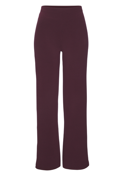 Bild: Sporthose von LASCANA ACTIVE: Sporthose von Lascana Active mit Rippstruktur und weitem Bein. Dezentes Logo auf der Hüfte. Elastisch und atmungsaktiv für idealen Tragekomfort.