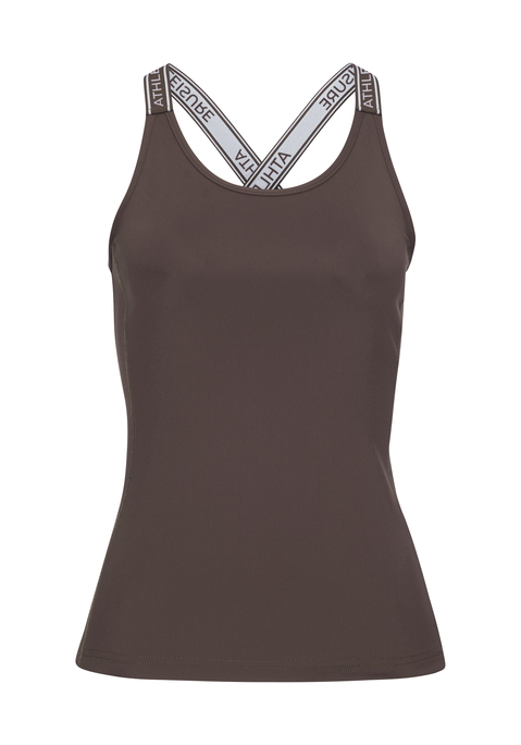 Bild: Sporttop von LASCANA ACTIVE: Performance Sporttop von Lascana Active. Gekreuzte, elastische Träger mit Marken-Schriftzug. Ein besonderes Detail sind die seitlichen Einsätze mit Schmetterlings-Muster. Elastisches und atmungsaktives Funktionsmaterial.