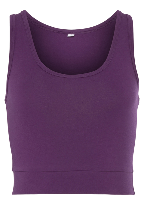 LASCANA ACTIVE Sporttop Damen lila Gr.L (44/46)