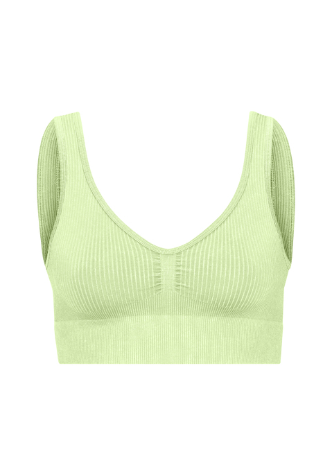 Bild: Sporttop von LASCANA ACTIVE: Nahtlios gearbeitetes Cropped-Top von Lascana Active. Rippstruktur. Breite, elastische Träger. Gerundeter V-Ausschnitt. Elastisches und atmungsaktives Funktionsmaterial.