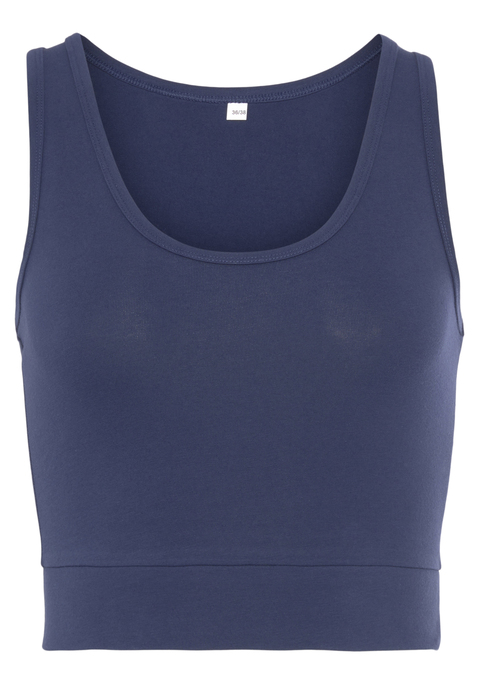 LASCANA ACTIVE Sporttop Damen marine Gr.L (44/46)