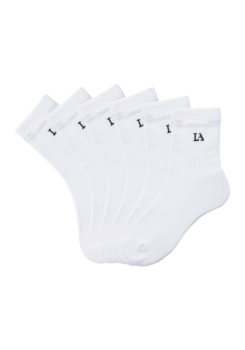 LASCANA ACTIVE Tennissocken Damen 6x weiß Gr.35/38