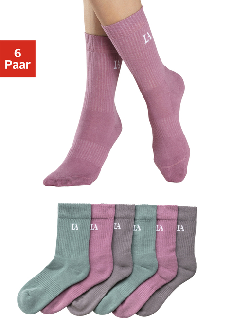 Tennissocken von LASCANA ACTIVE in stone