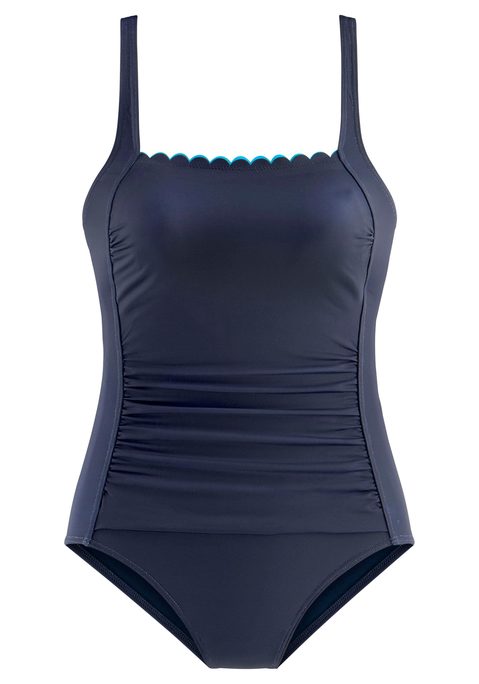 LASCANA Badeanzug Damen navy-türkis Gr.38 Cup C