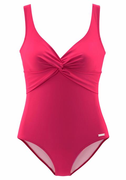 LASCANA Badeanzug Damen rot Gr.36 Cup B