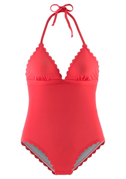 LASCANA Badeanzug Damen rot Gr.36 Cup C/D