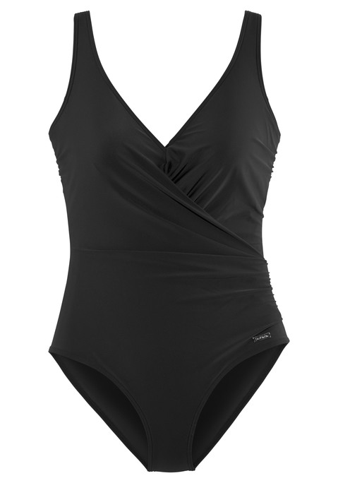 LASCANA Badeanzug Damen schwarz Gr.38 Cup C