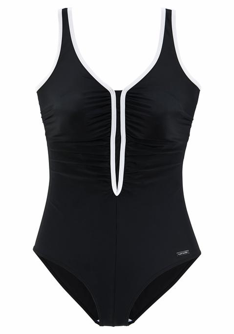 LASCANA Badeanzug Damen schwarz Gr.36 Cup B