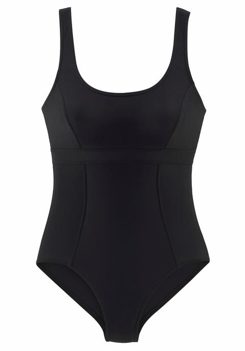 LASCANA Badeanzug Damen schwarz Gr.38 Cup B