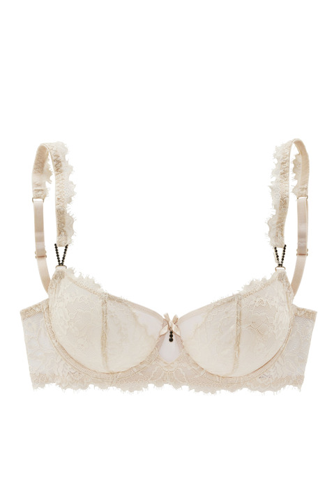 Bild: Balconette-BH von LASCANA: Verführerischer Balconnet-Bügel-BH (ohne Wattierung) mit extravaganten Schmuckaccessoires und Spitzenträgern. Aus edler, floraler Spitze in transparenter Optik. Wunderschöne Rückenpartie mit hübschem Bänder-Detail. Individuell verstellbare Träger sowie Rückenverschluss. Mit Liebe & Leidenschaft in Hamburg kreiert. Obermaterial: 91% Polyamid, 9% Elasthan.