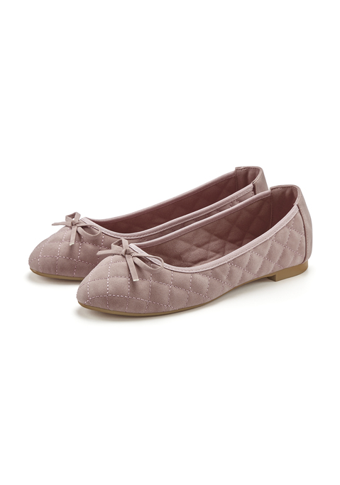 Bild: Ballerina von LASCANA: Ballerina VEGAN von LASCANA. Obermaterial aus Lederimitat. Futter und Decksohle aus Textil. Laufsohle aus Synthetik.